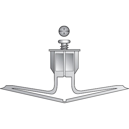 Aceds 0.63 in. Toggle Plastic Wall Anchor with Screw - Large, 50PK 5334636